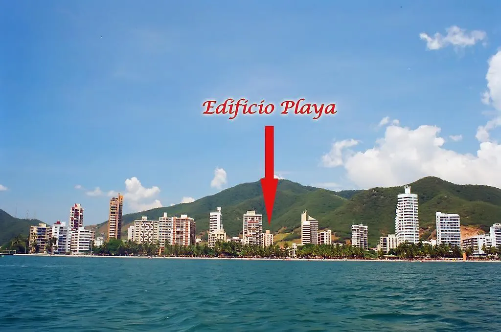 アパート サンタ・マルタEdificio Playa - Vista Al Marアパートメント コロンビア